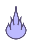 The Fenfire logo (a purple flame)